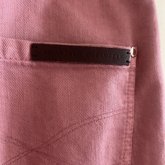 NWT $995 Brunello Cucinelli Straight Leg Jeans Mid Rise Italy Size 38 USA 2 - Picture 7 of 15